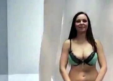 Czech Girl With Juicy Tits And Ass Filled With Creampie At The Casting