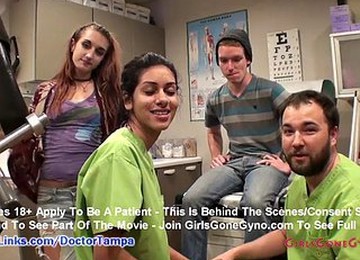 Ami Rogues New Student Gyno Exam By Doctor In Tampa On Camera