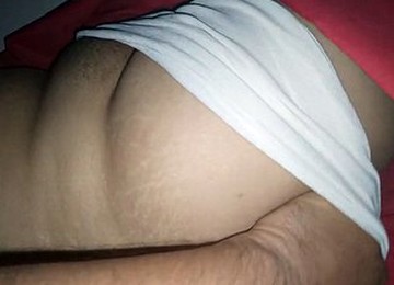 Massaging My Wifes Fat Hairy Pussy 2