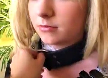 Blonde Slave In Latex Maid Outfit Gets Her Ass Fucked - Teenandmilfcams.com