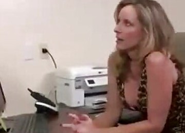 He Came To Principal Office Gets Footjob And Fuck Her On The Table