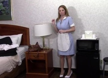 ENF Hotel Maid Made To Strip