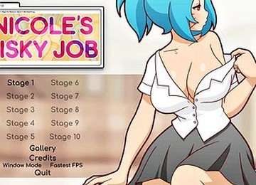 Nicole Risky Job Hentai Game PornPlay Ep.1 Camgirl Sex Simulation