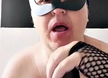 I Suck My BBC With A Mask And A Lot Of Vice. LiaKahn Submissive Bitch Spanish Milf Slut Amateur Curvy Chubby Hot