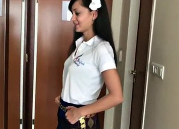 Harter Analsex,Schönes Mädchen,Großer Arsch,Philipinischer Teenager gefickt,Uniform