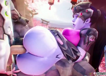 Overwatch Beauties Engage In Deepthroat And Passionate Lovemaking