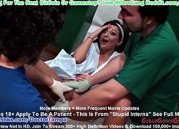 CLOV Stupid Interns Grope Patient Lola Lynn, Not Examine Her!