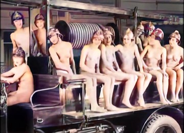 Fireman Fantasy: Naked Beauties All Around - Retro Porn Movie