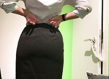 Woman In Business Look Has Quick Fuck Before Work-business-bitch
