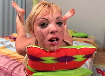Lewd Slut Ivona Rough Face Fuck Video