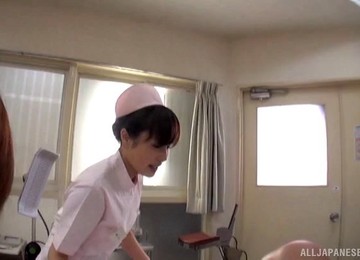 Japanese Nurse Decides Do Provide Her Patient With A Nice Blowjob