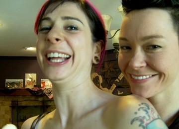 Horny Chicks Joanna Angel And Jiz Lee Pleasure Each Other With Toys