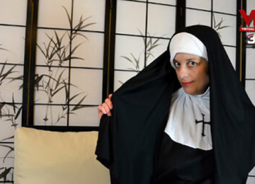 Latex Dress,Nun Getting Fucked